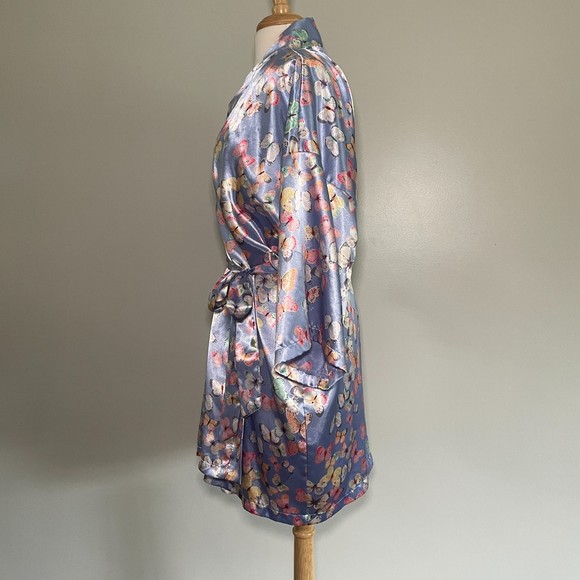 3pc Vintage Amelia’s Butterfly Robe + Slip SET - Picture 9 of 12